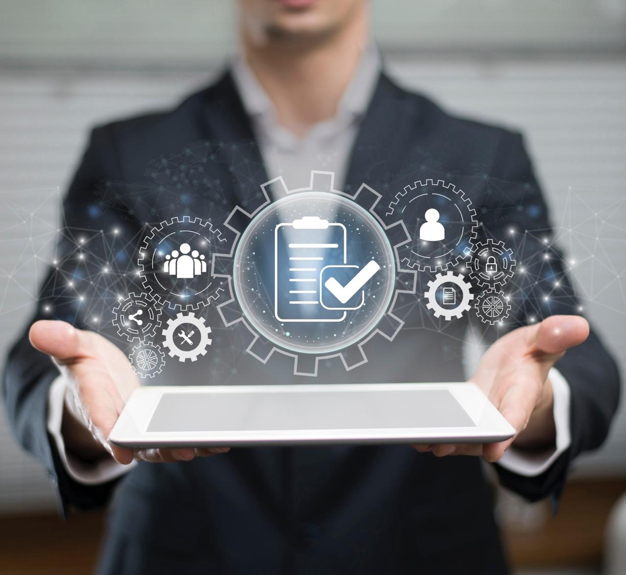 Professional technology consulting team